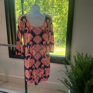 Lilly Pulitzer flamingo dress. New never worn.